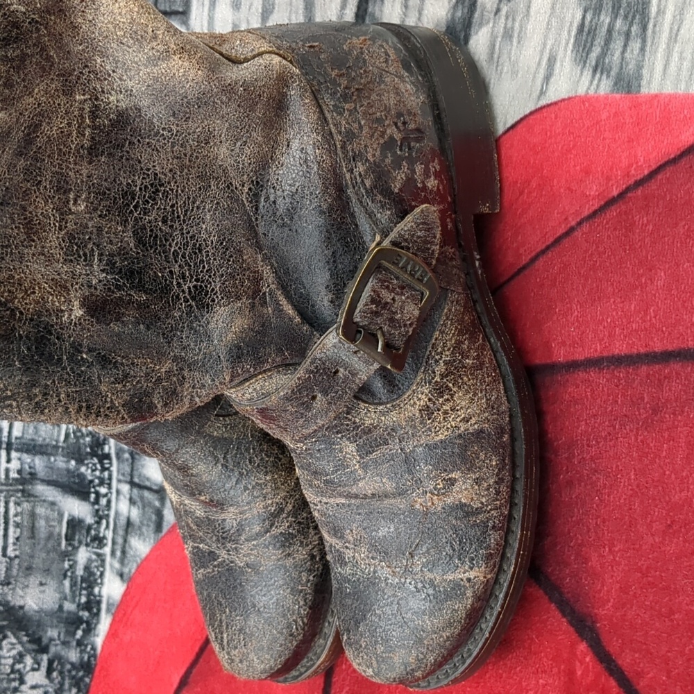 Frye Veronica Harness Riding Boot 7.5 - Picture 2 of 14